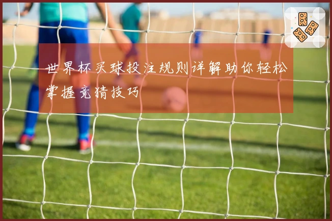 世界杯买球投注规则详解助你轻松掌握竞猜技巧